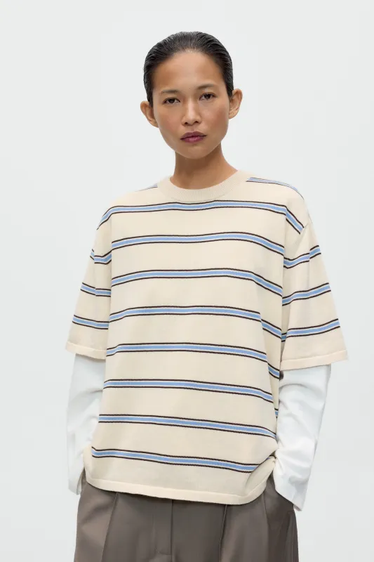 ORGANIC COTTON STRIPED T-SHIRT made by Cordera