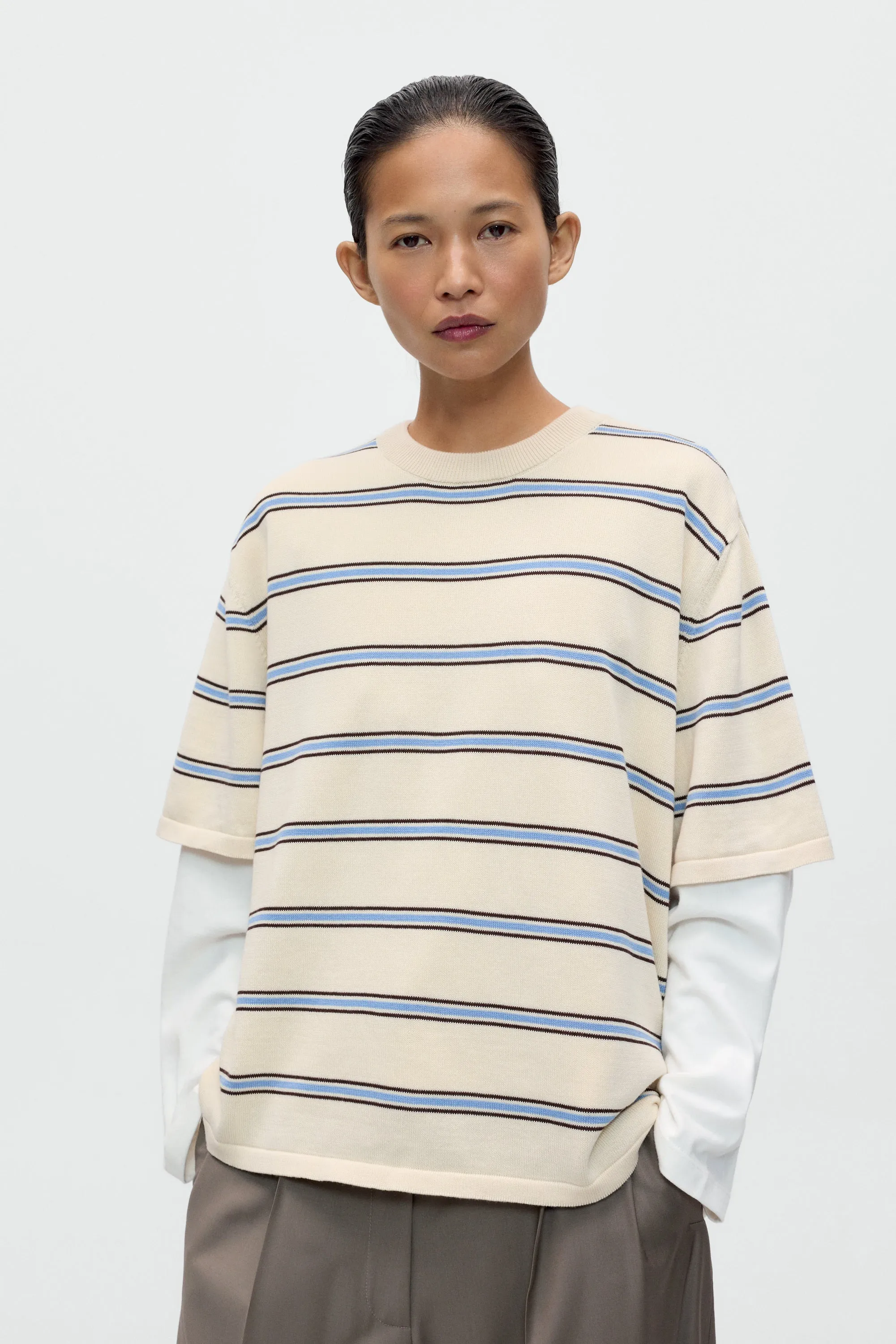 ORGANIC COTTON STRIPED T-SHIRT sold by Cordera