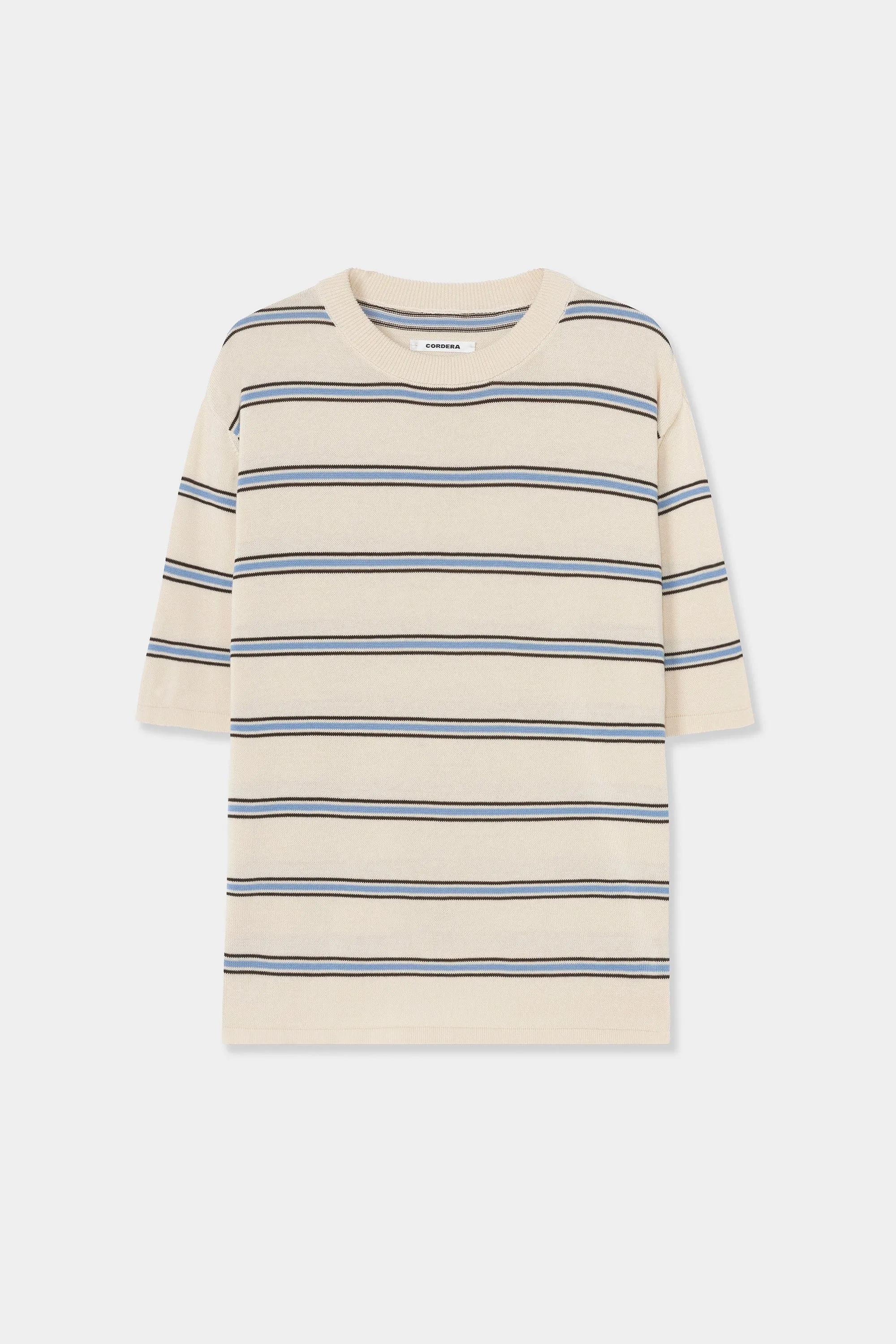 ORGANIC COTTON STRIPED T-SHIRT sold by Cordera product image thumbnail 4