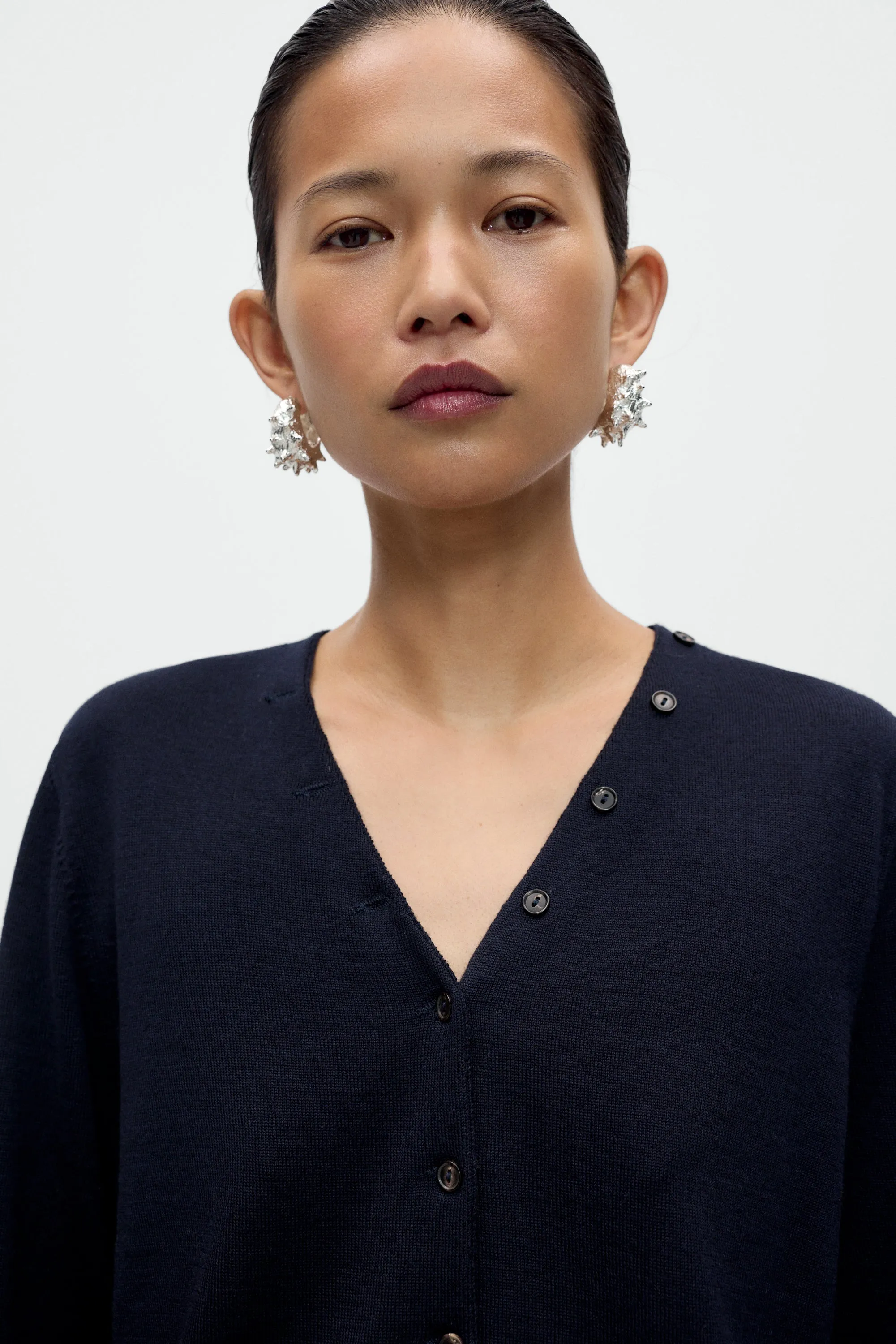 MERINO WOOL BUTTON CARDIGAN sold by Cordera product image thumbnail 4