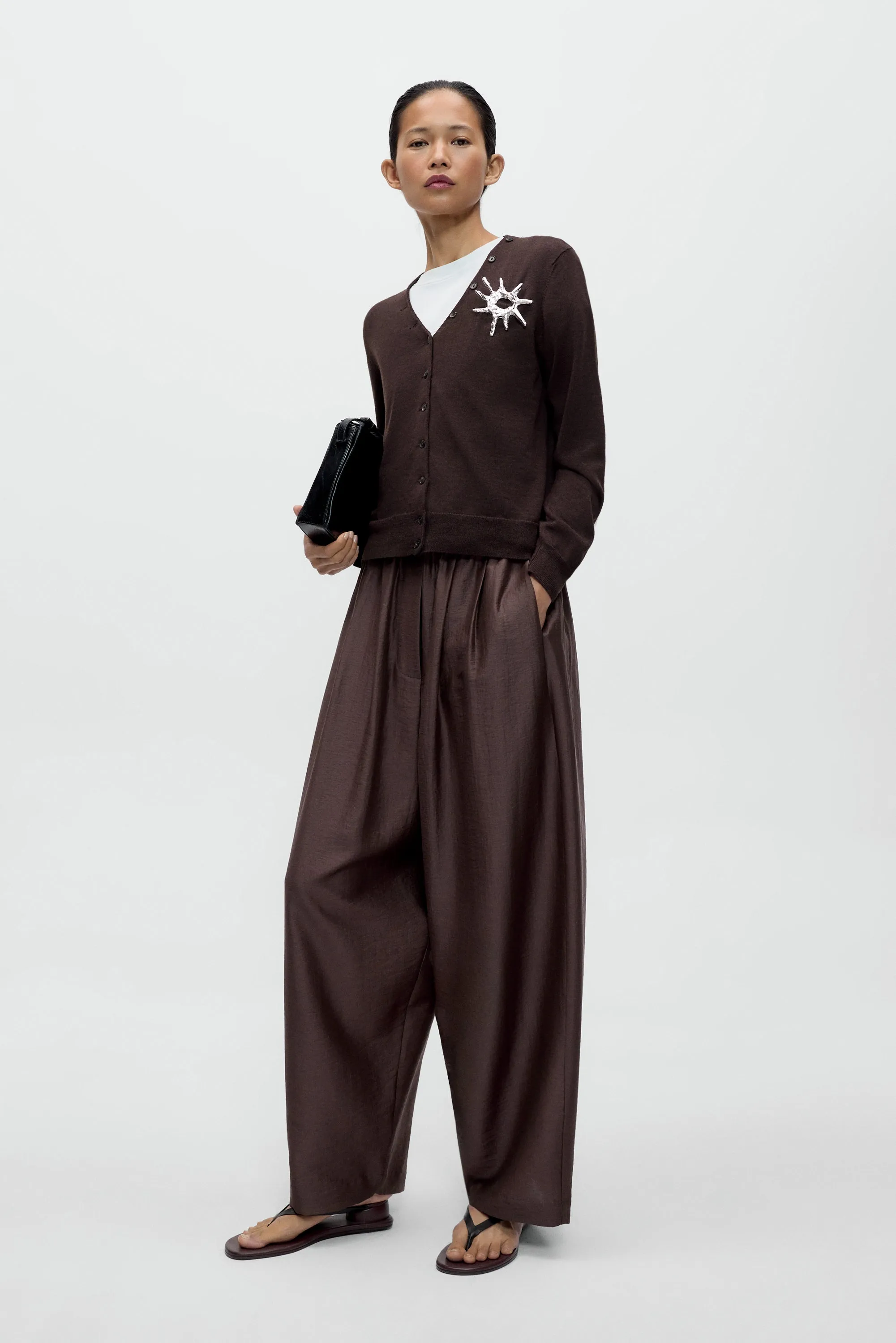 MERINO WOOL BUTTON CARDIGAN sold by Cordera product image thumbnail 2