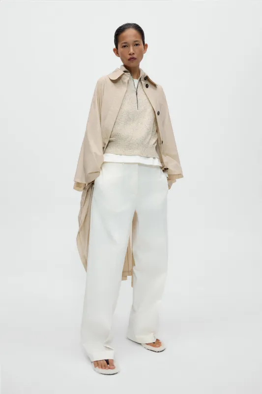 SOFT COTTON STRAIGHT PANTS made by Cordera