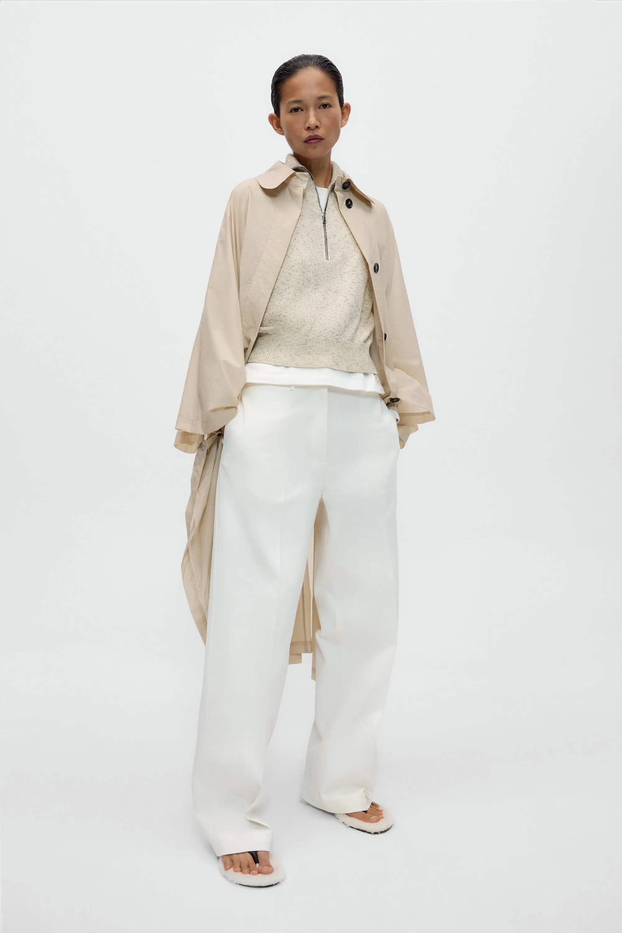 SOFT COTTON STRAIGHT PANTS sold by Cordera