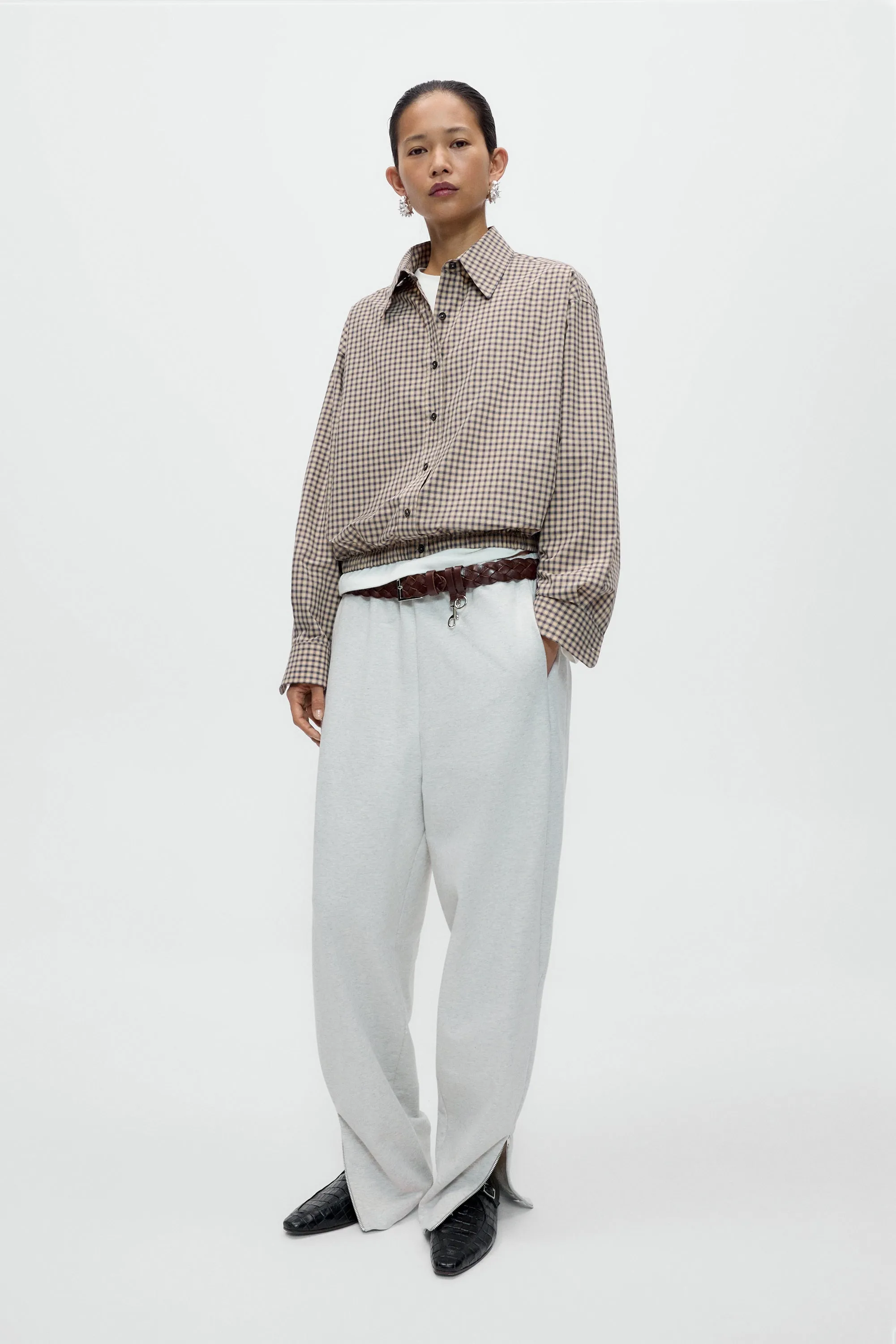 CHECKED BOMBER SHIRT sold by Cordera product image thumbnail 2