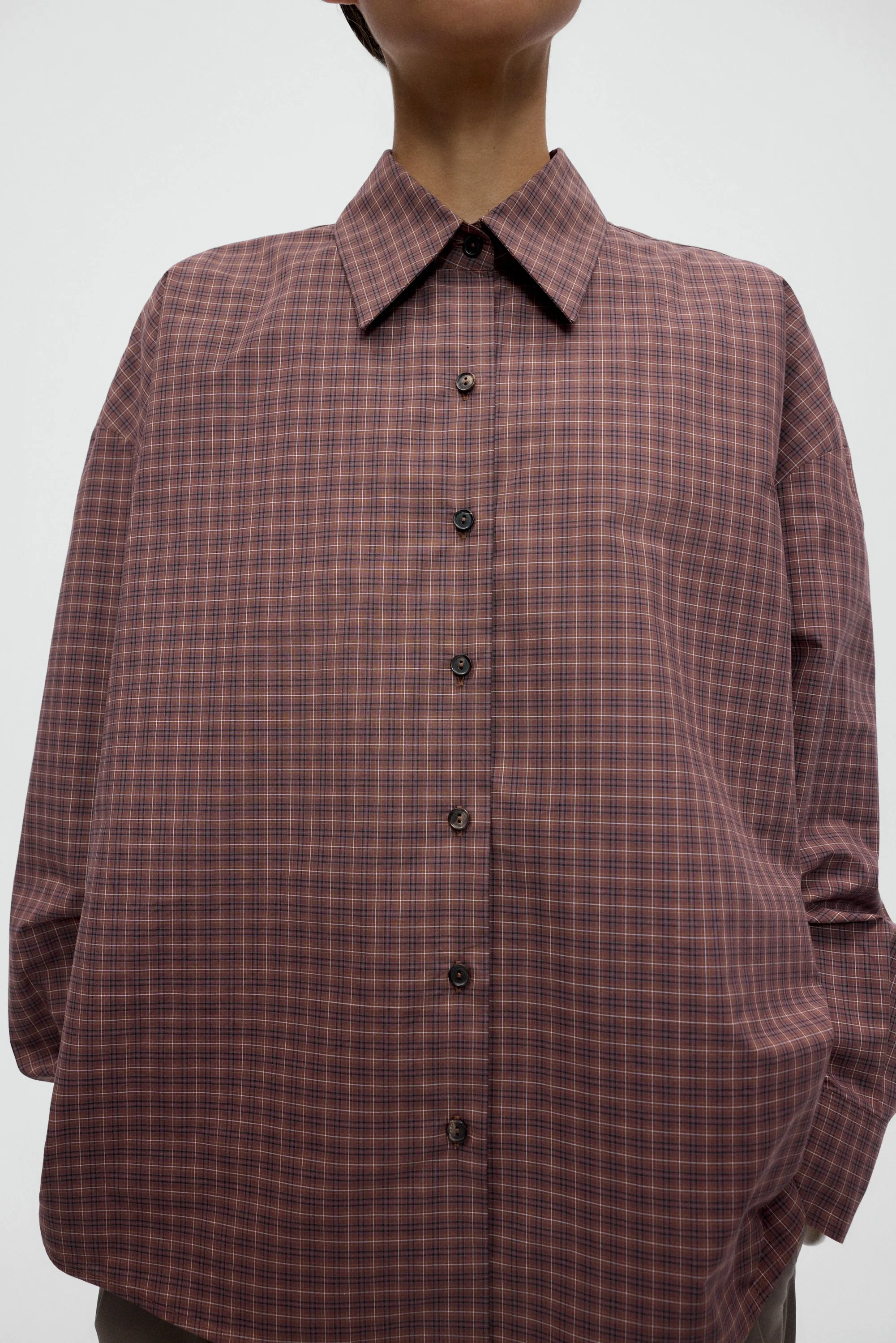 CHECKED OVERSIZED SHIRT sold by Cordera product image thumbnail 4
