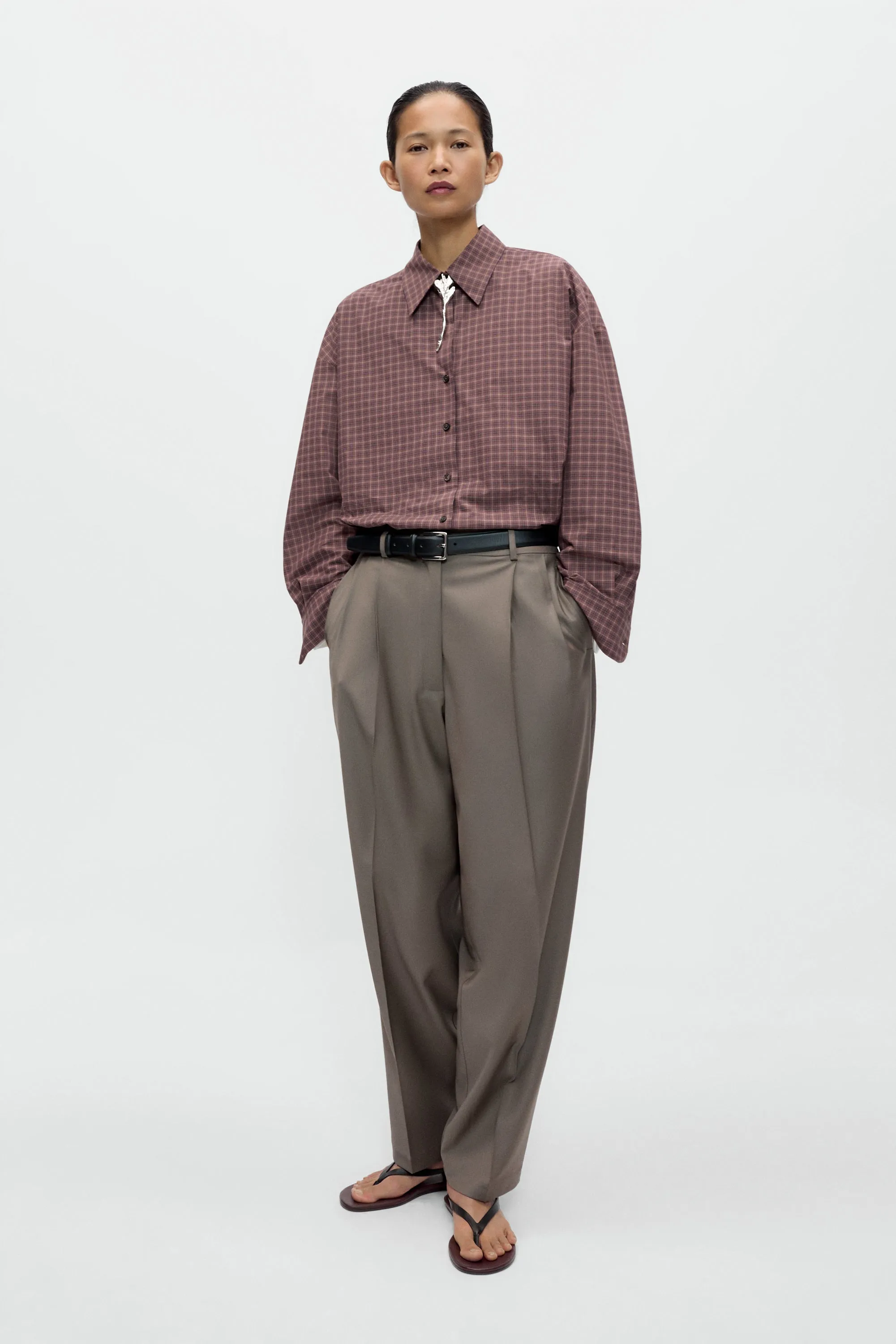 CHECKED OVERSIZED SHIRT sold by Cordera product image thumbnail 2