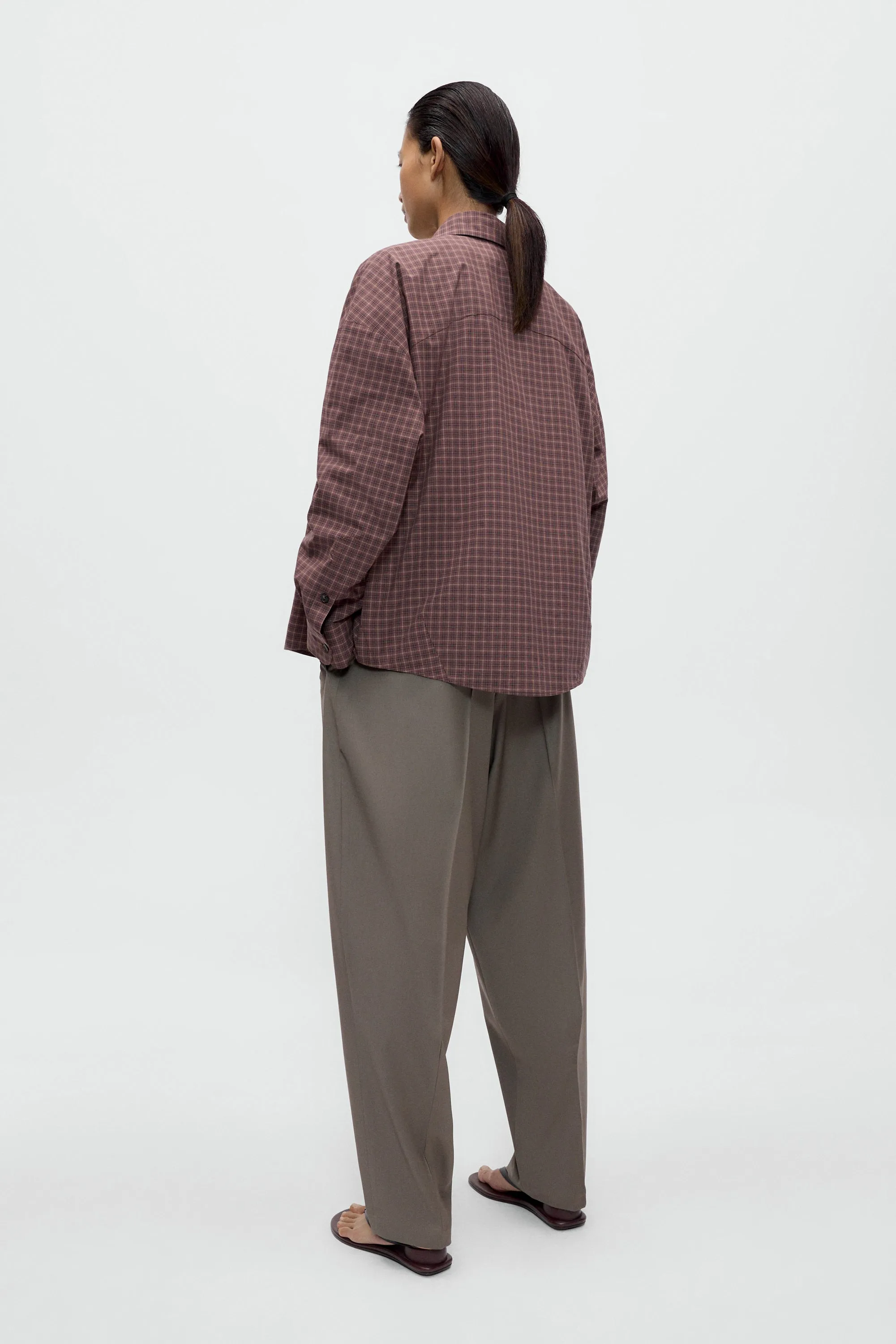 CHECKED OVERSIZED SHIRT sold by Cordera product image thumbnail 3