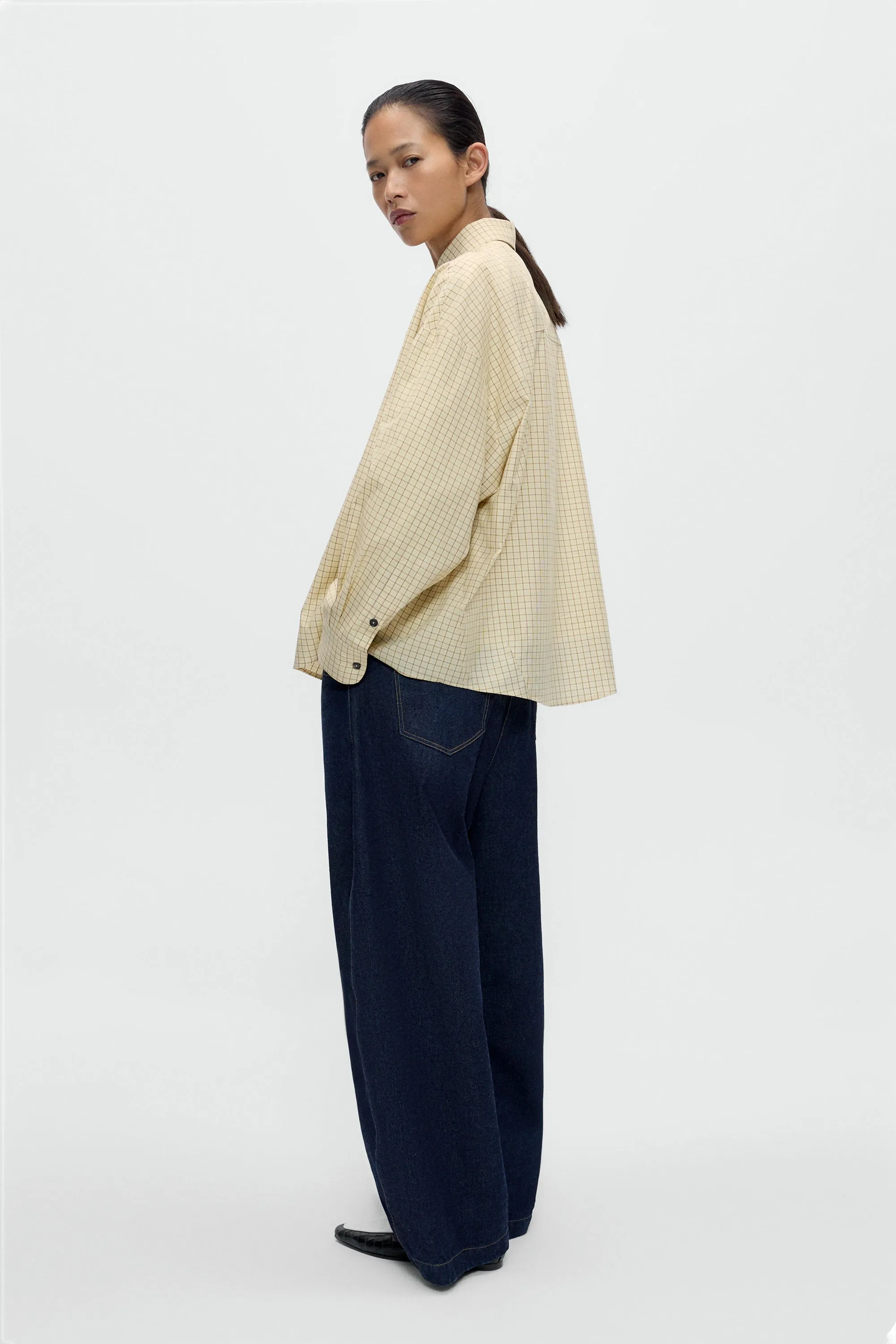 CHECKED OVERSIZED SHIRT sold by Cordera product image thumbnail 3