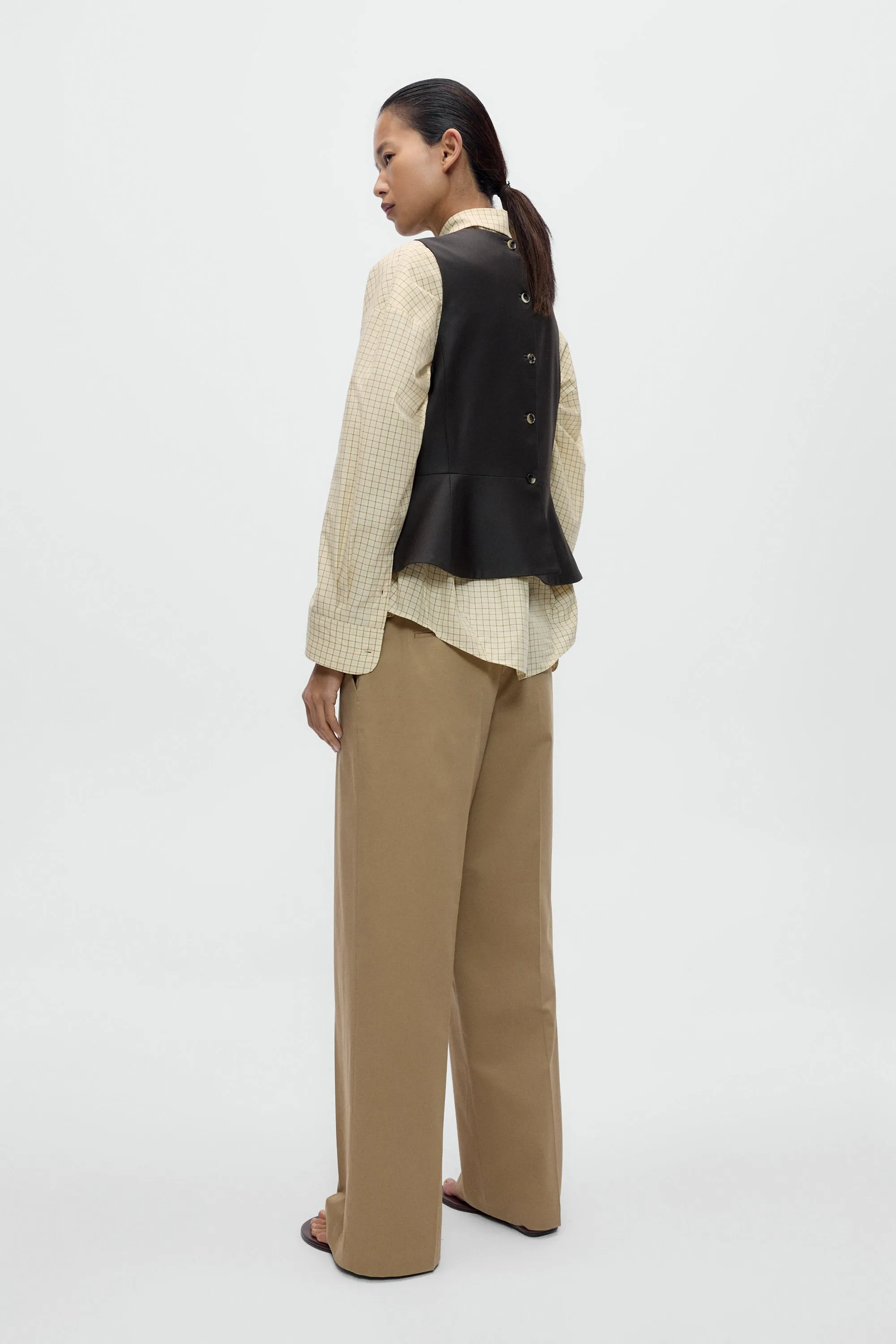 TAILORED PEPLUM VEST sold by Cordera product image thumbnail 3