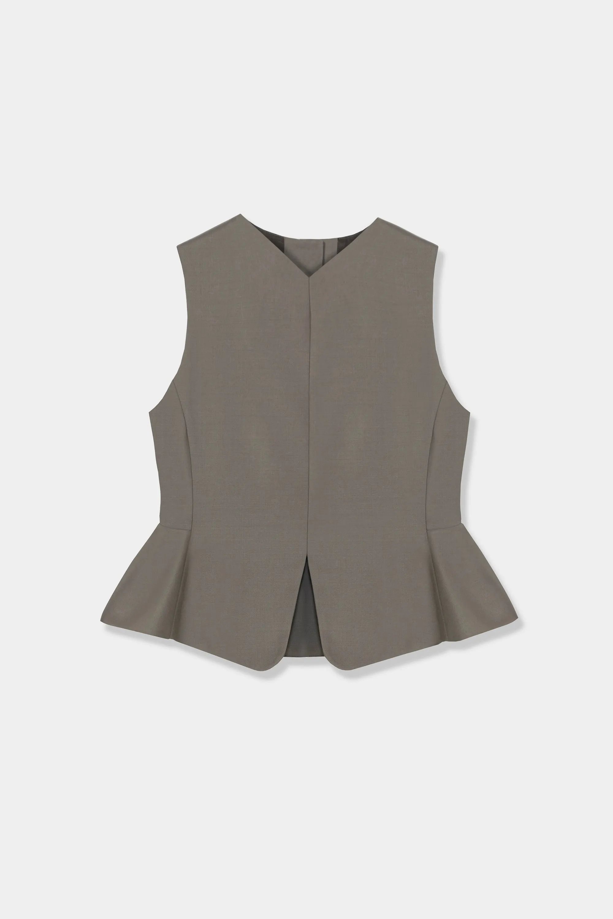 TAILORED PEPLUM VEST sold by Cordera product image thumbnail 4