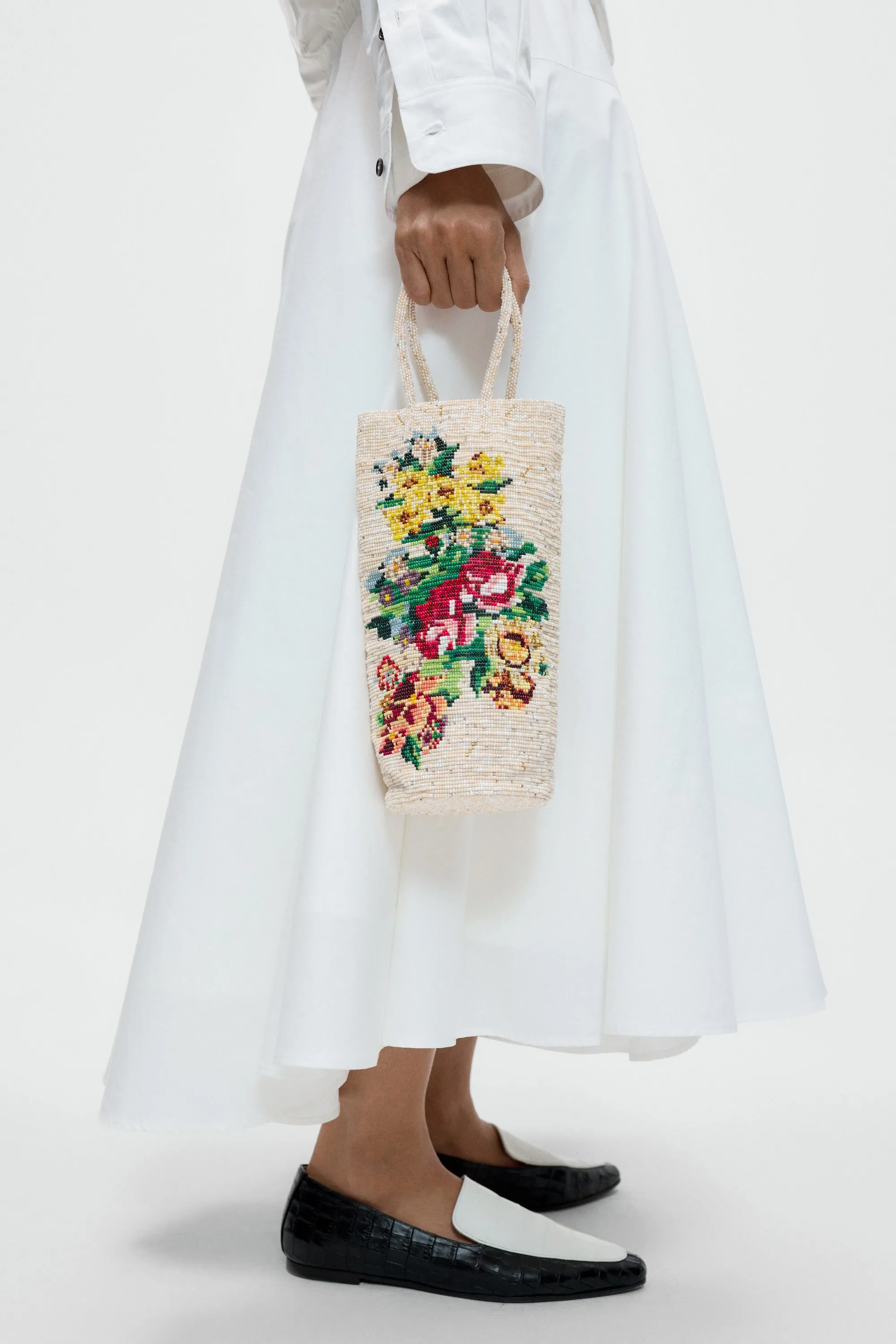 HANDMADE BEADED BAG NARCISO sold by Cordera