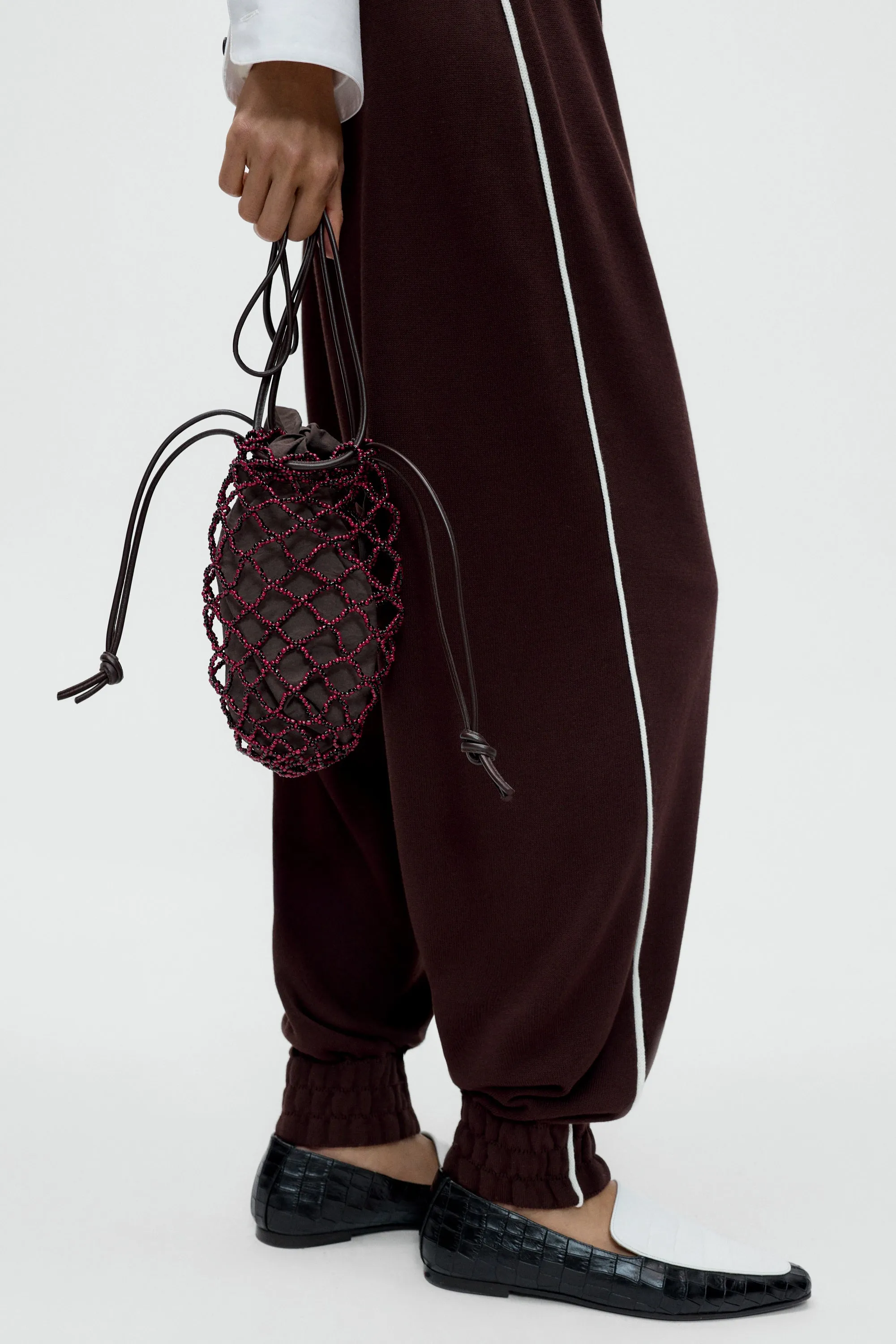 HANDMADE BEADED NET BAG sold by Cordera