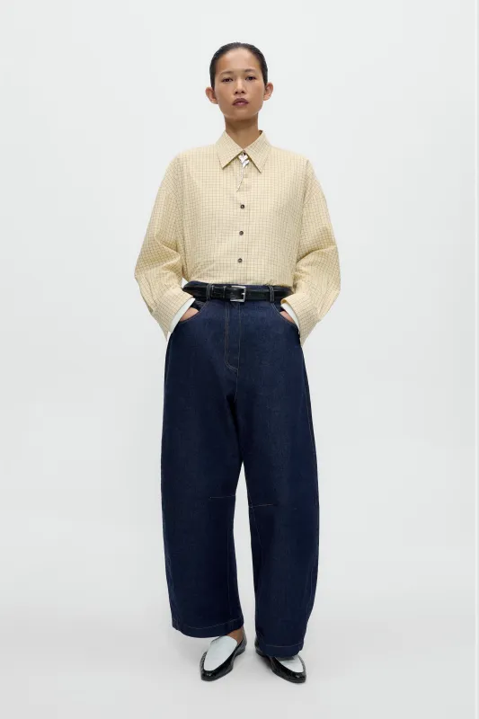 CURVED BAGGY JEANS made by Cordera