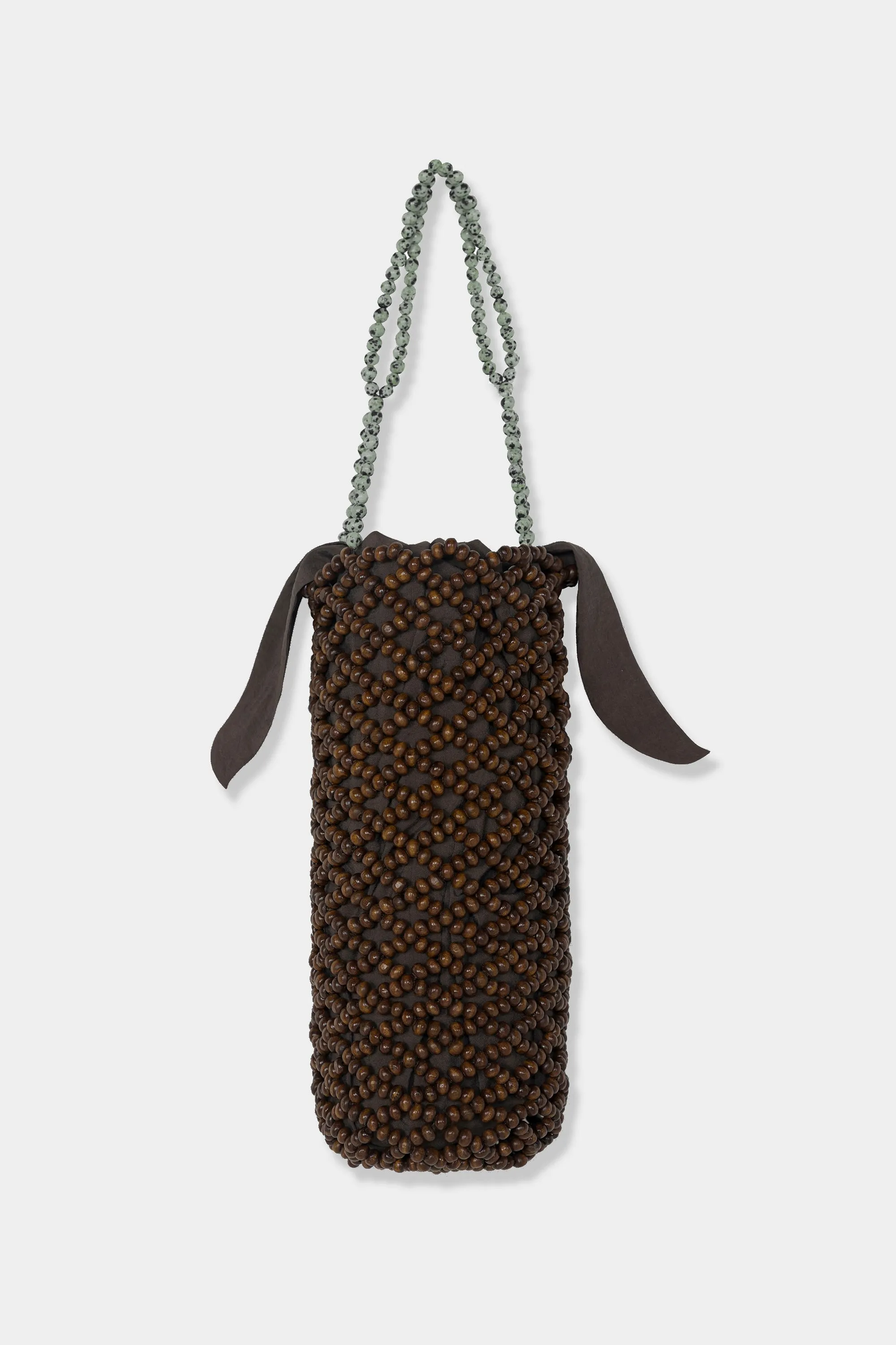 HANDMADE WOODEN BEADED BAG sold by Cordera product image thumbnail 4