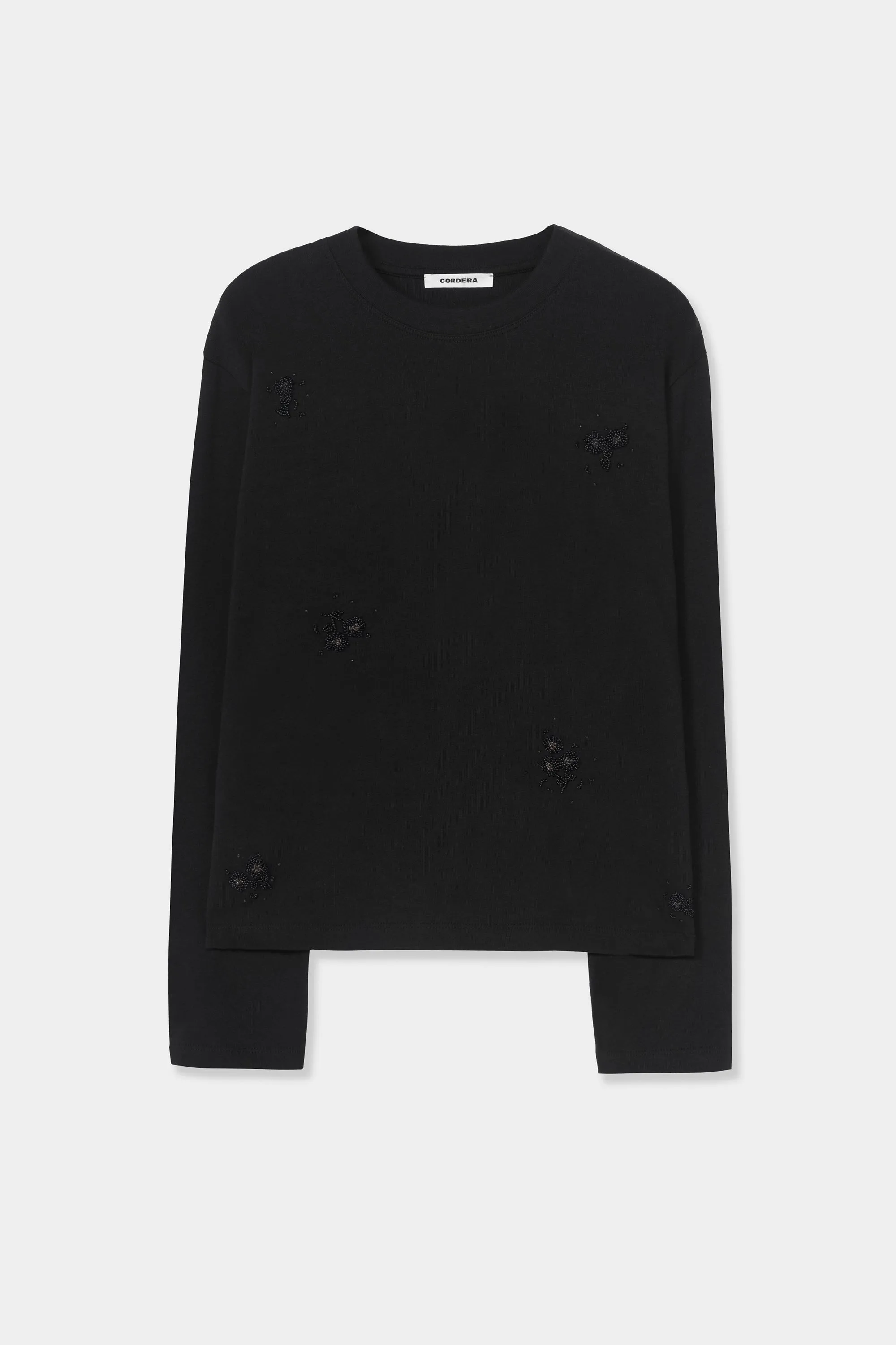EMBELLISHED LONG-SLEEVE TEE sold by Cordera product image thumbnail 4