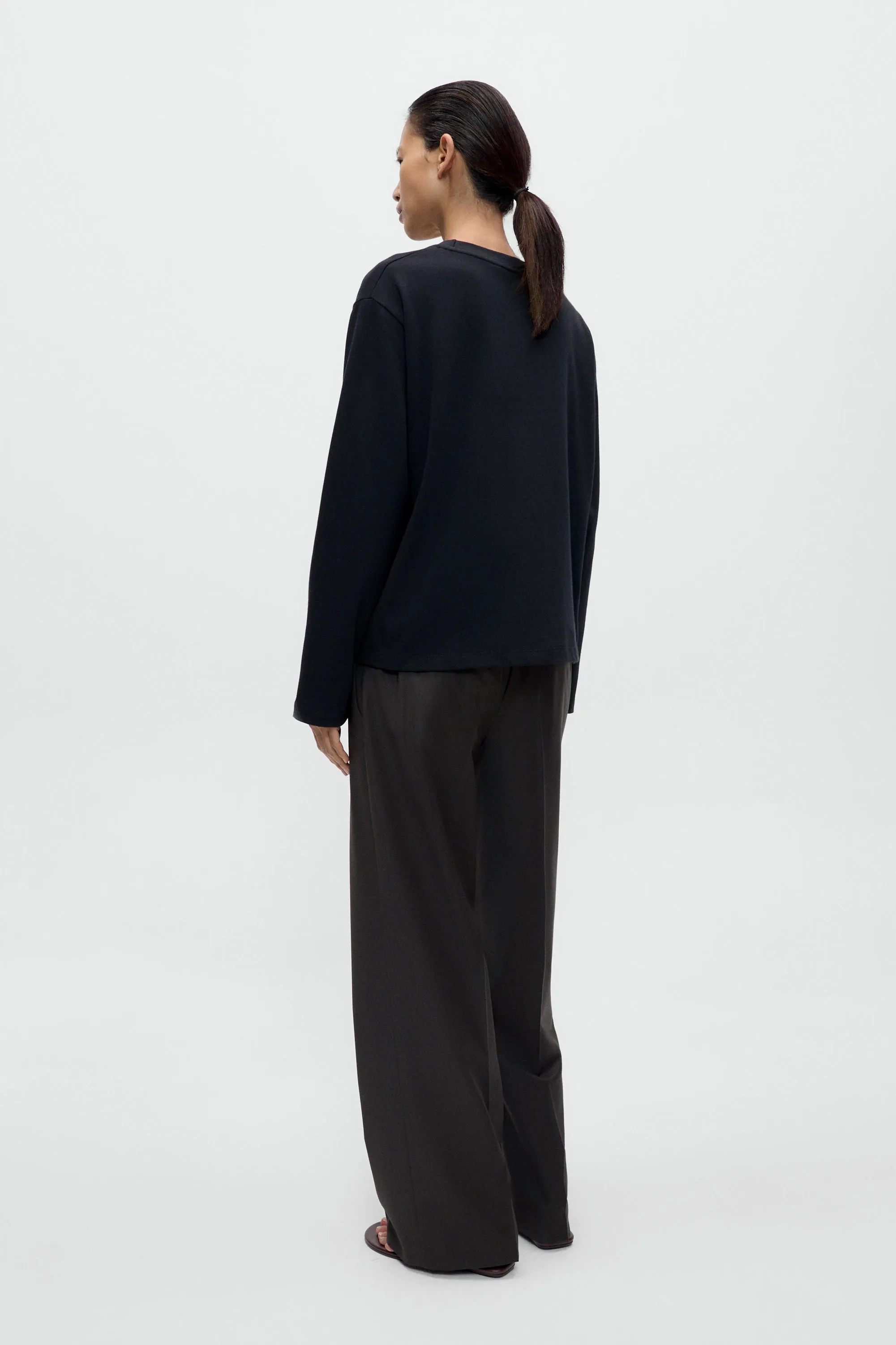 EMBELLISHED LONG-SLEEVE TEE sold by Cordera product image thumbnail 3