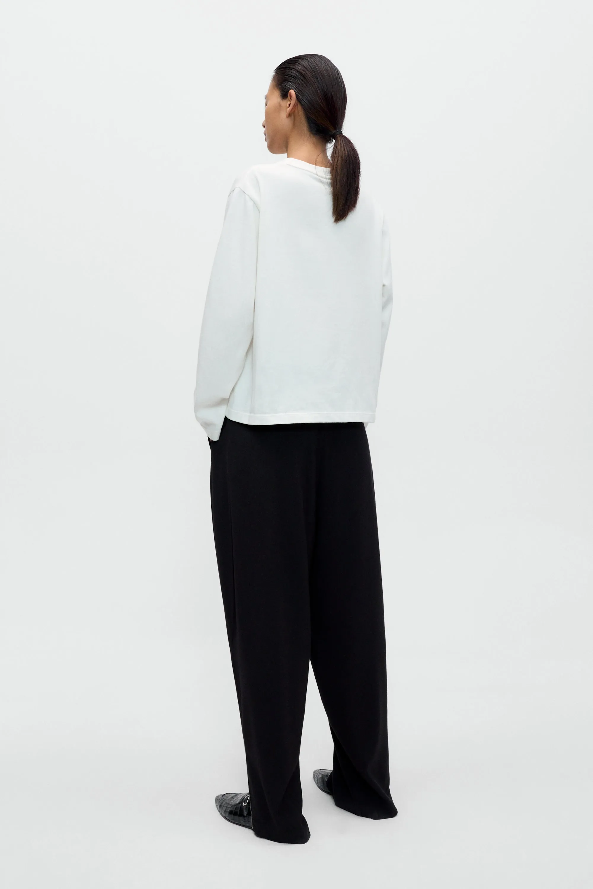EMBELLISHED LONG-SLEEVE TEE sold by Cordera product image thumbnail 3