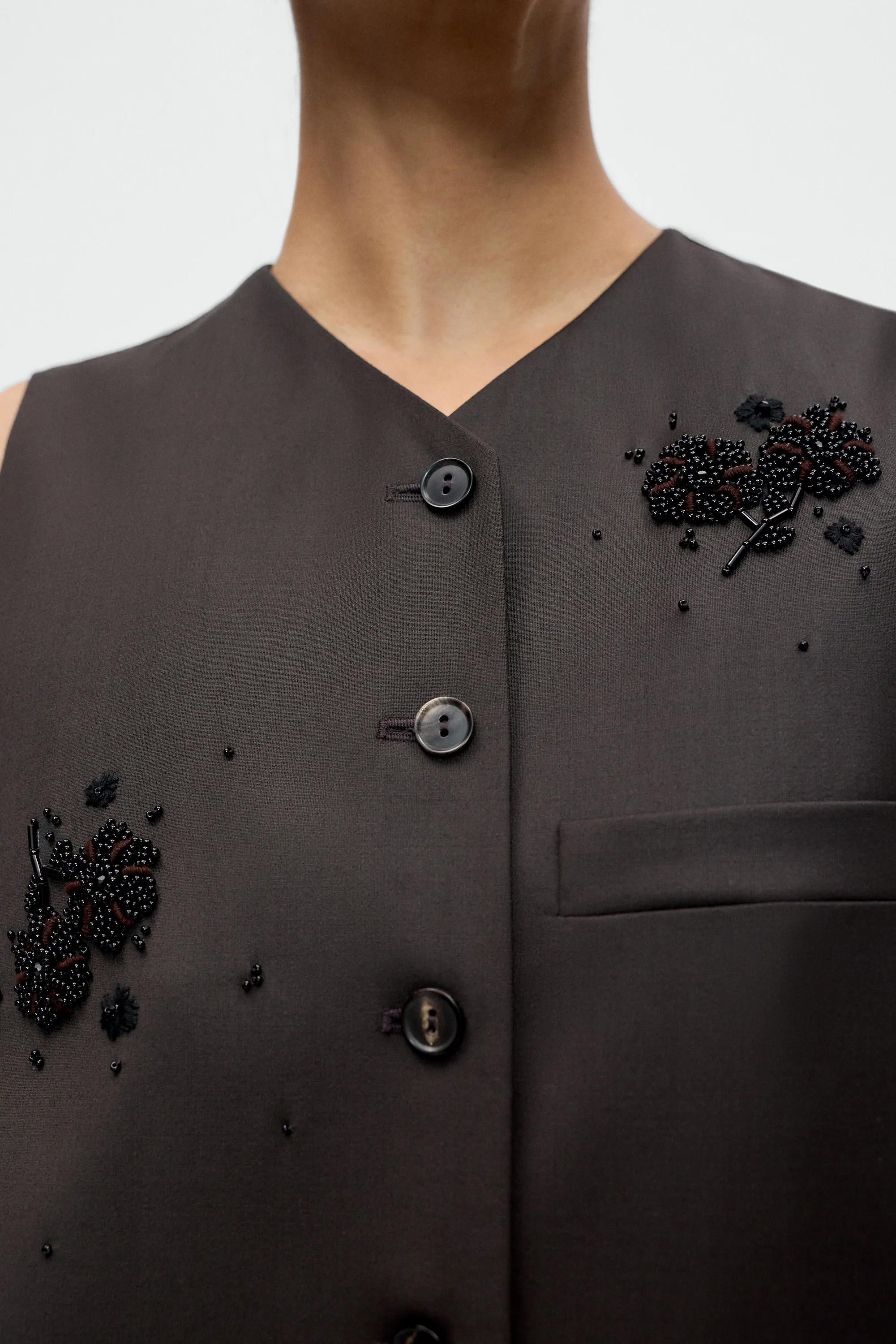 TAILORED EMBELLISHED LONG DRESS sold by Cordera product image thumbnail 4