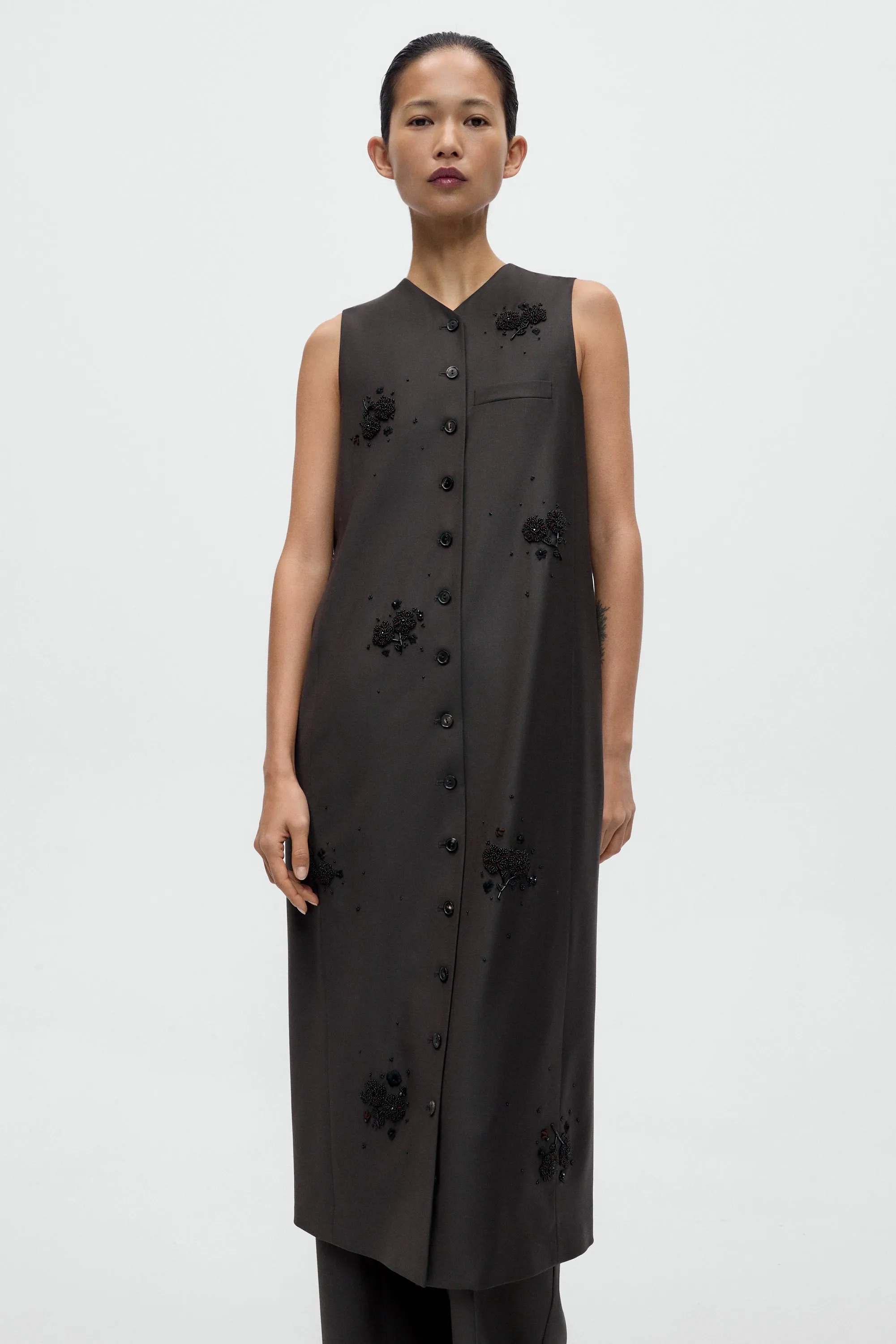 TAILORED EMBELLISHED LONG DRESS sold by Cordera product image thumbnail 2