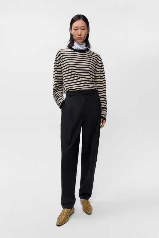 ORGANIC COTTON STRIPED LONG-SLEEVE TEE made by Cordera