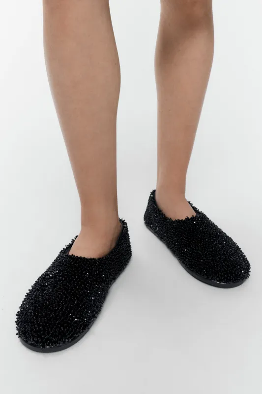 EMBELLISHED SLIPPER made by Cordera