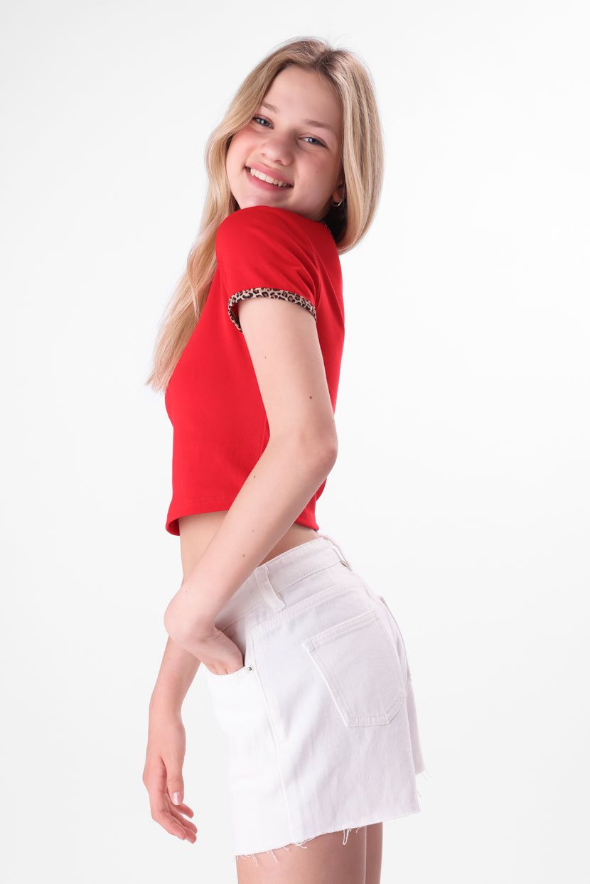 טי-שירט קרופ ווילד-סטאר sold by Adika product image thumbnail 4