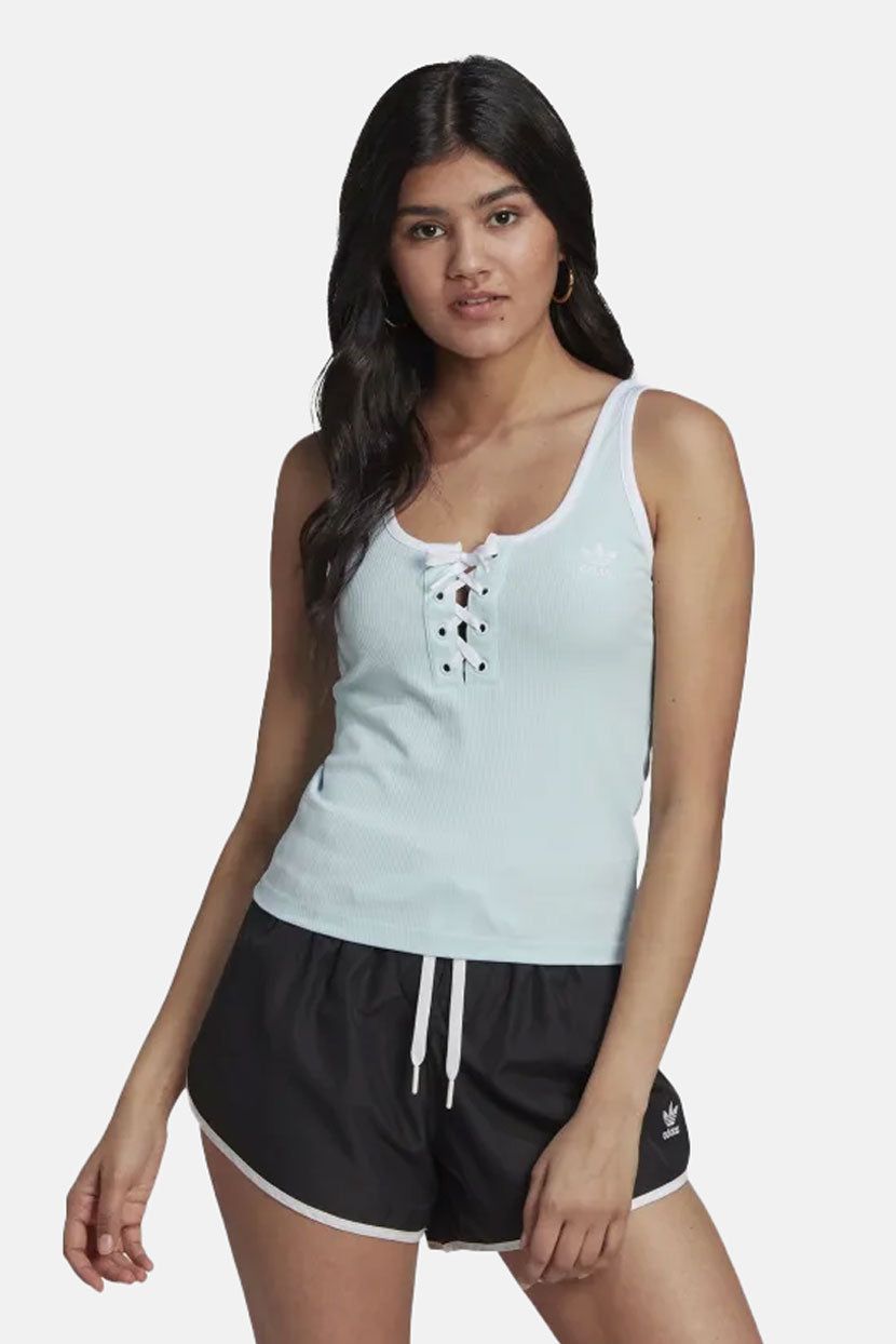 גופיית קולור-בלוק שרוכים מצטלבים // adidas sold by Adika