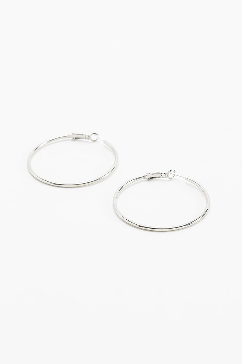 עגילי חישוק גדולים הופ sold by Adika product image thumbnail 2