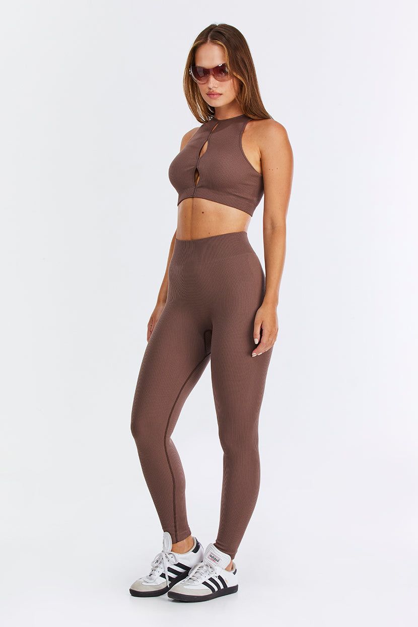 גופיית קרופ Out Of Line קאט-אאוט | SEAMLESS sold by Adika product image thumbnail 2