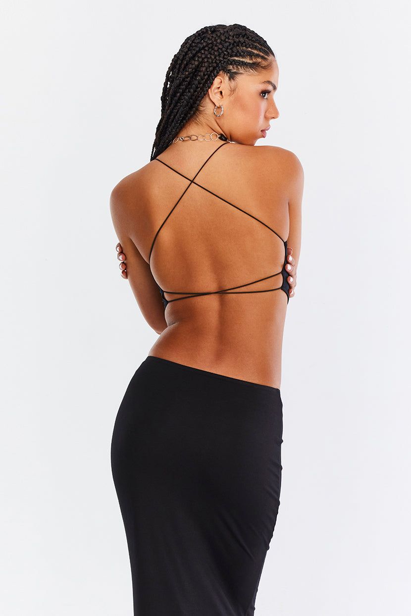 טופ קרופ Club Life גב פתוח sold by Adika product image thumbnail 4