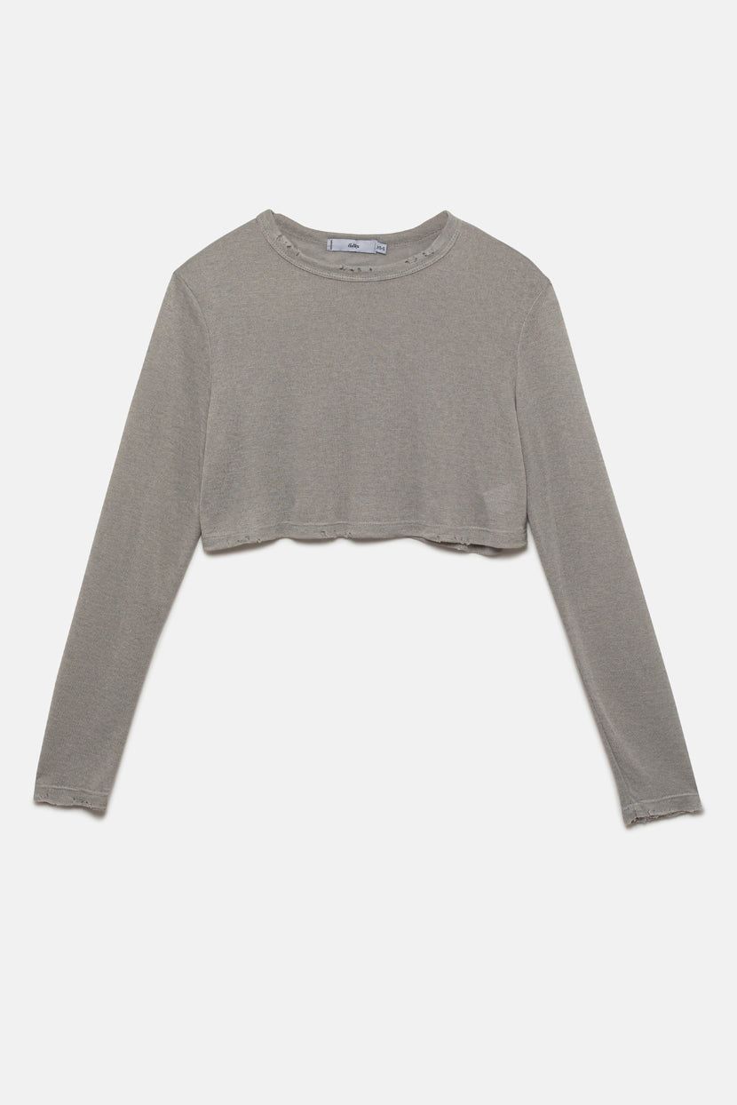 טי-שירט Weekend Vibes חיתוך קרופ sold by Adika