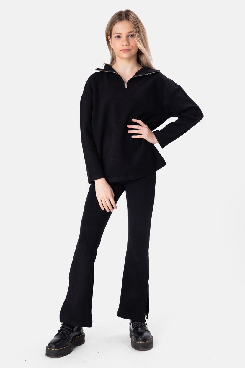 סווטשירט סריג סאם סגירת רוכסן sold by Adika product image thumbnail 2