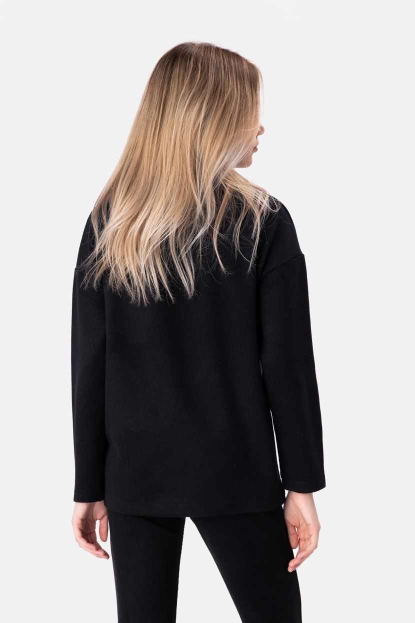 סווטשירט סריג סאם סגירת רוכסן sold by Adika product image thumbnail 4