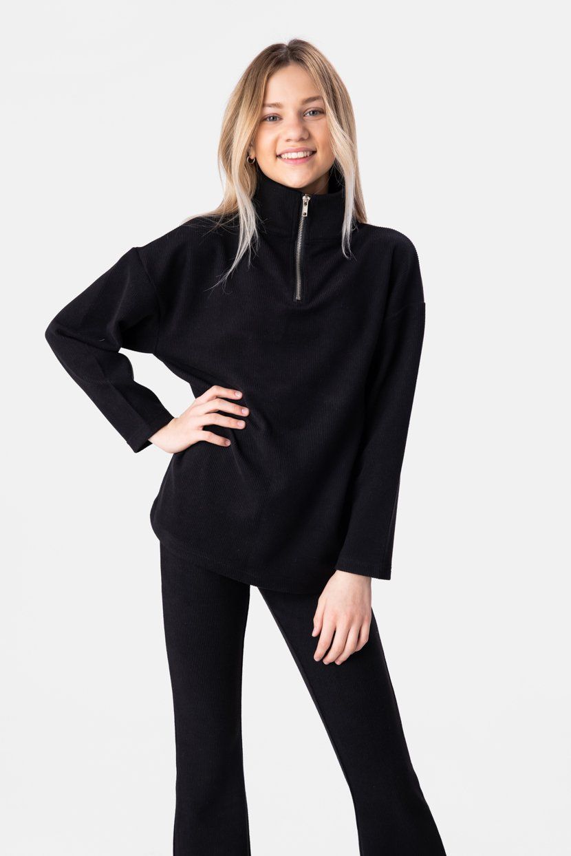 סווטשירט סריג סאם סגירת רוכסן sold by Adika