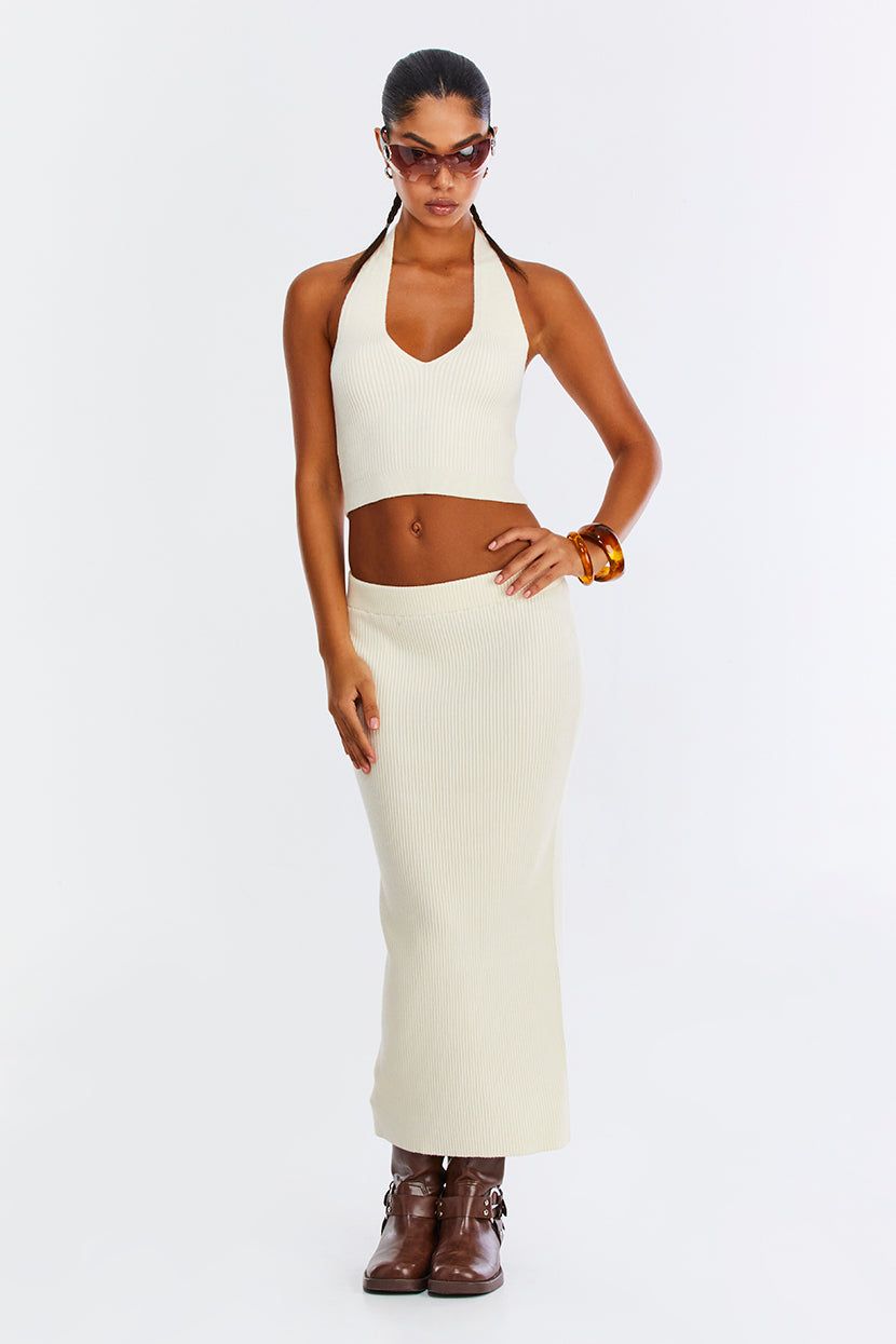 טופ סריג Knit Happens גזרת קולר sold by Adika product image thumbnail 4