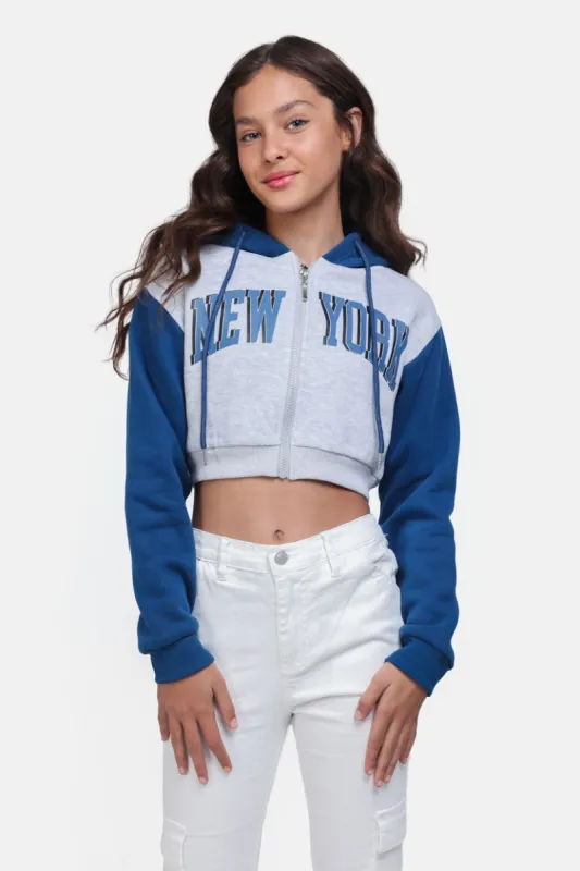 סווטשירט קפוצ'ון New-York קולור-בלוק sold by Adika