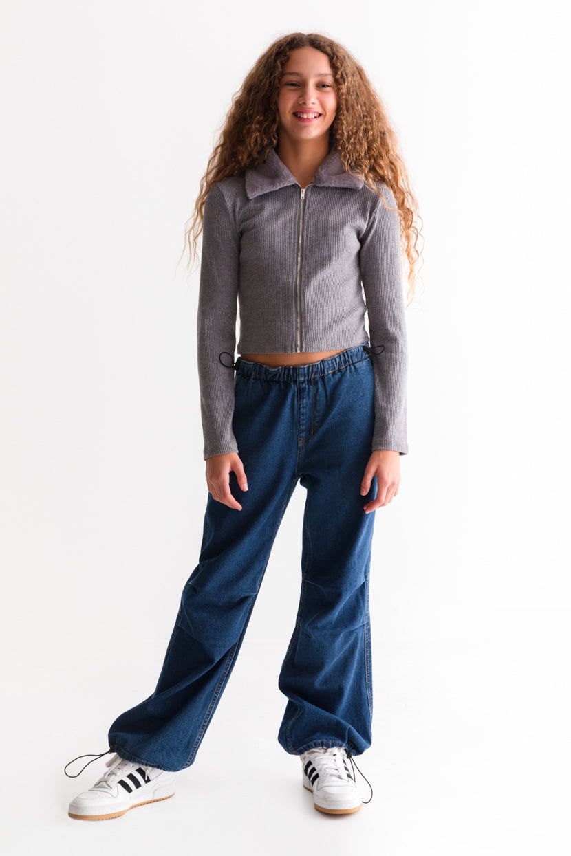 סריג ריין צווארון פרוותי sold by Adika product image thumbnail 4