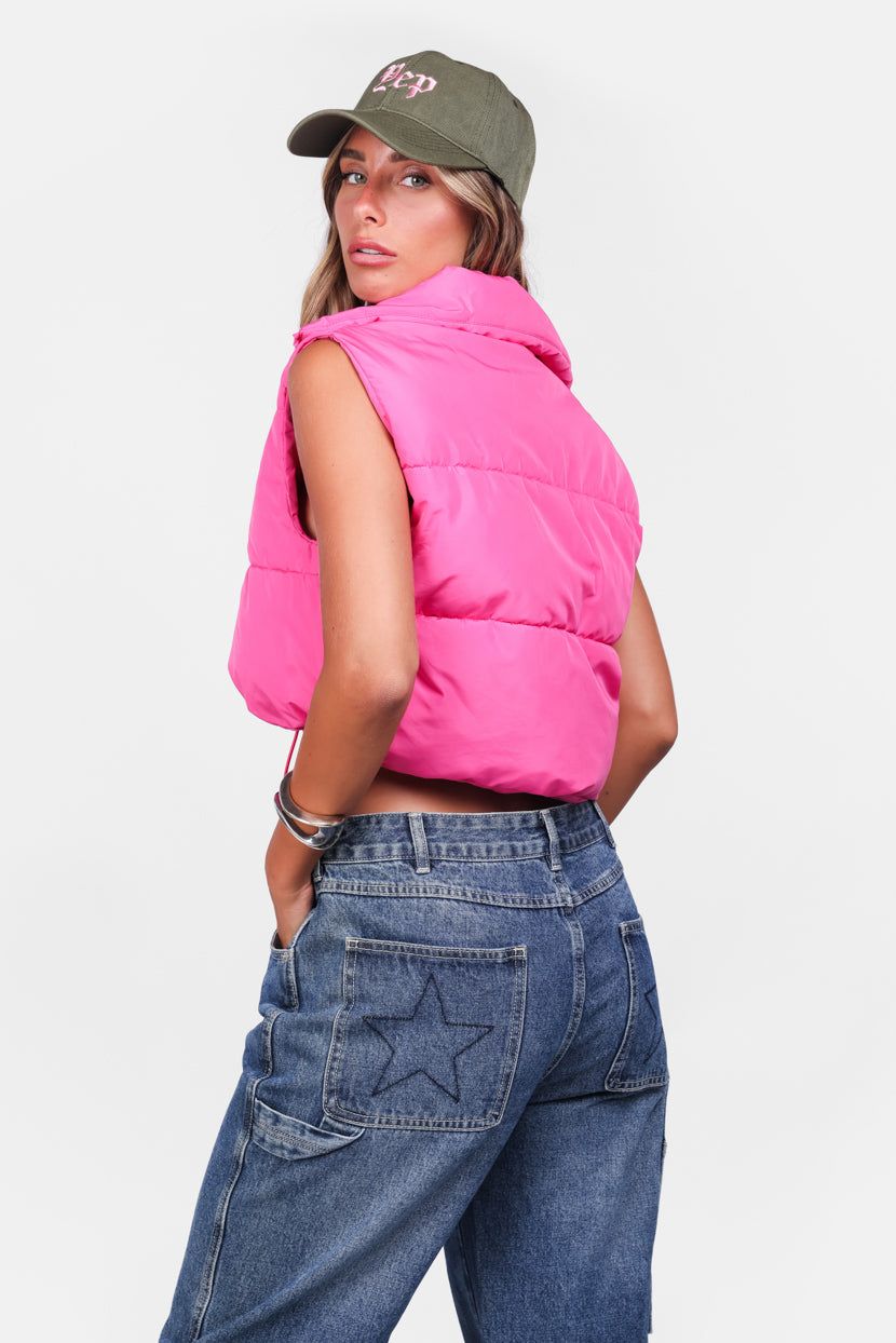 וסט פאף Get Jiggy צווארון גבוה sold by Adika product image thumbnail 5