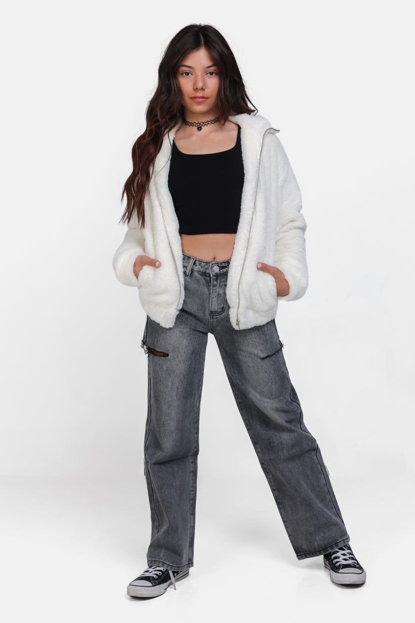 ג'קט ליבי גימור פרוותי sold by Adika product image thumbnail 2