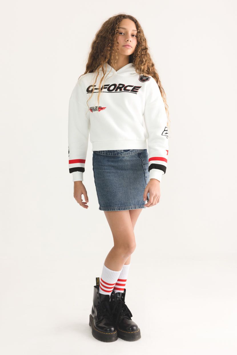 חצאית מיני אשלי בד דנים sold by Adika