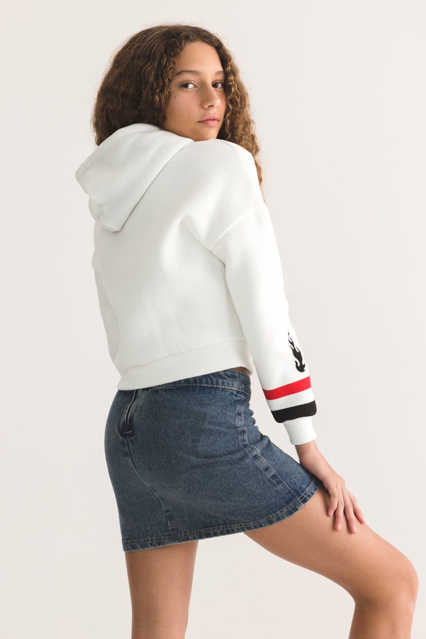 חצאית מיני אשלי בד דנים sold by Adika product image thumbnail 5