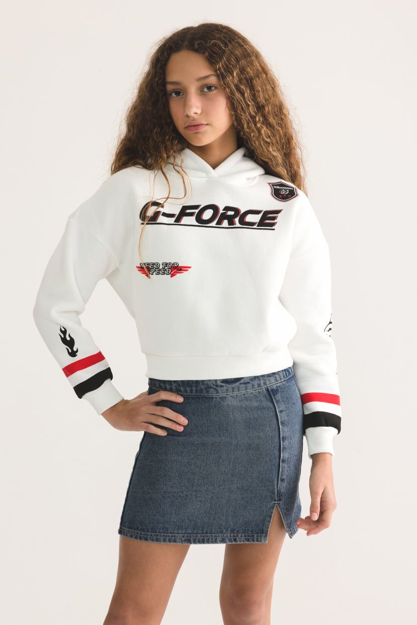 חצאית מיני אשלי בד דנים sold by Adika product image thumbnail 3