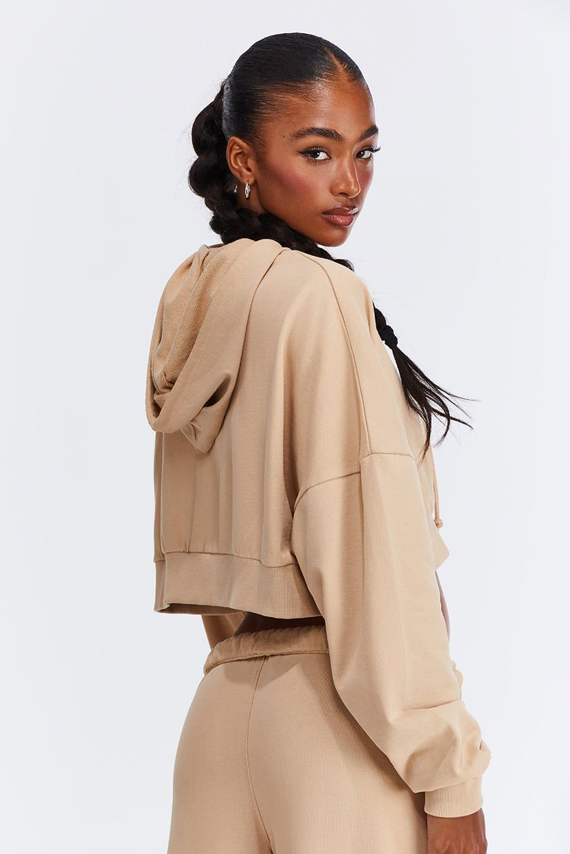 סווטשירט קפוצ'ון Over the Moon אוברסייז sold by Adika product image thumbnail 4