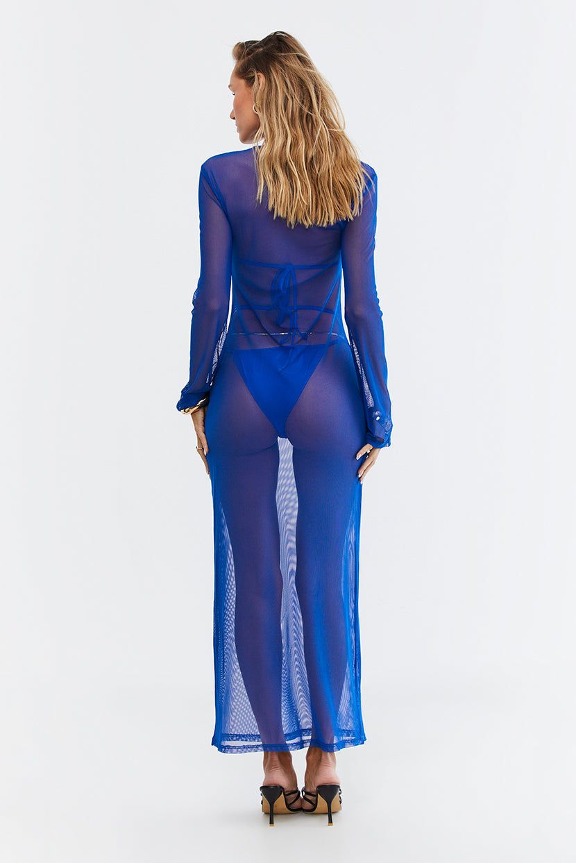 שמלת מקסי Mystery Story בד רשת sold by Adika product image thumbnail 2