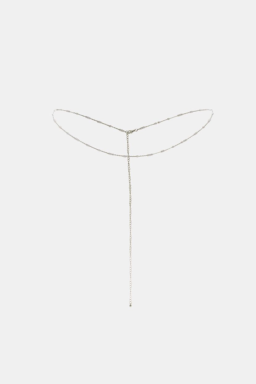 שרשרת בטן מונדי בשילוב פנינים sold by Adika