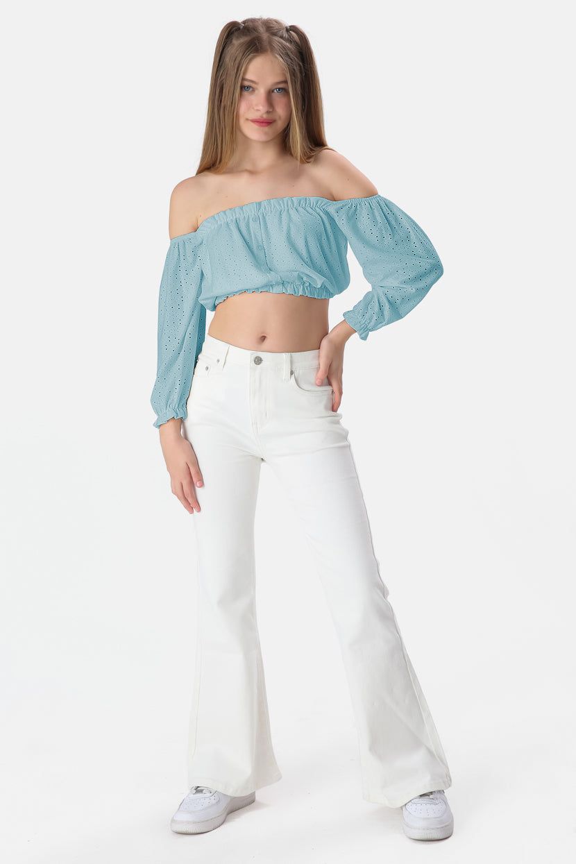 טופ אוף-שולדר ג'מה בד תחרה sold by Adika product image thumbnail 2