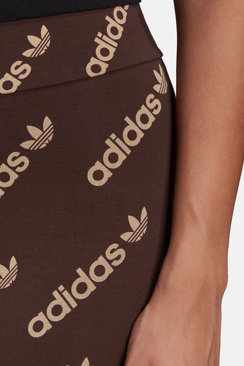 מכנסי טייץ בשילוב הדפסי לוגו // adidas sold by Adika product image thumbnail 3