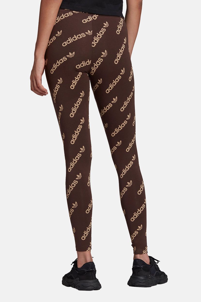 מכנסי טייץ בשילוב הדפסי לוגו // adidas sold by Adika product image thumbnail 5