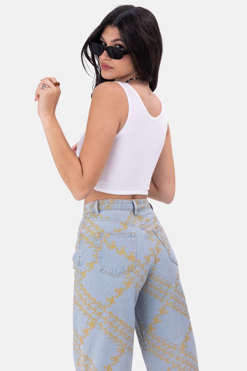 טופ קרופ דאלאס דיטייל טוויסט sold by Adika product image thumbnail 4