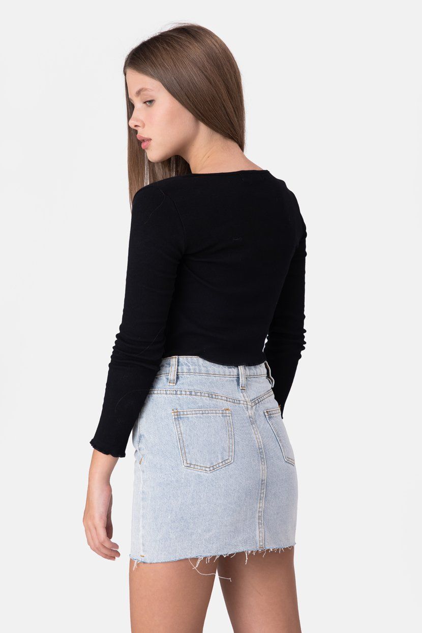 קרדיגן ריב אליס בשילוב קשירה sold by Adika product image thumbnail 4